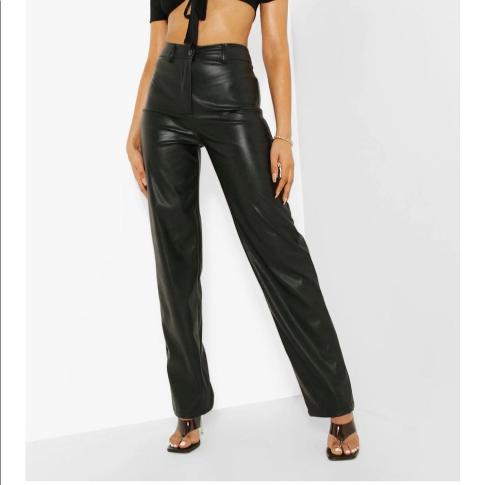 Brand New Boohoo Leather Pants